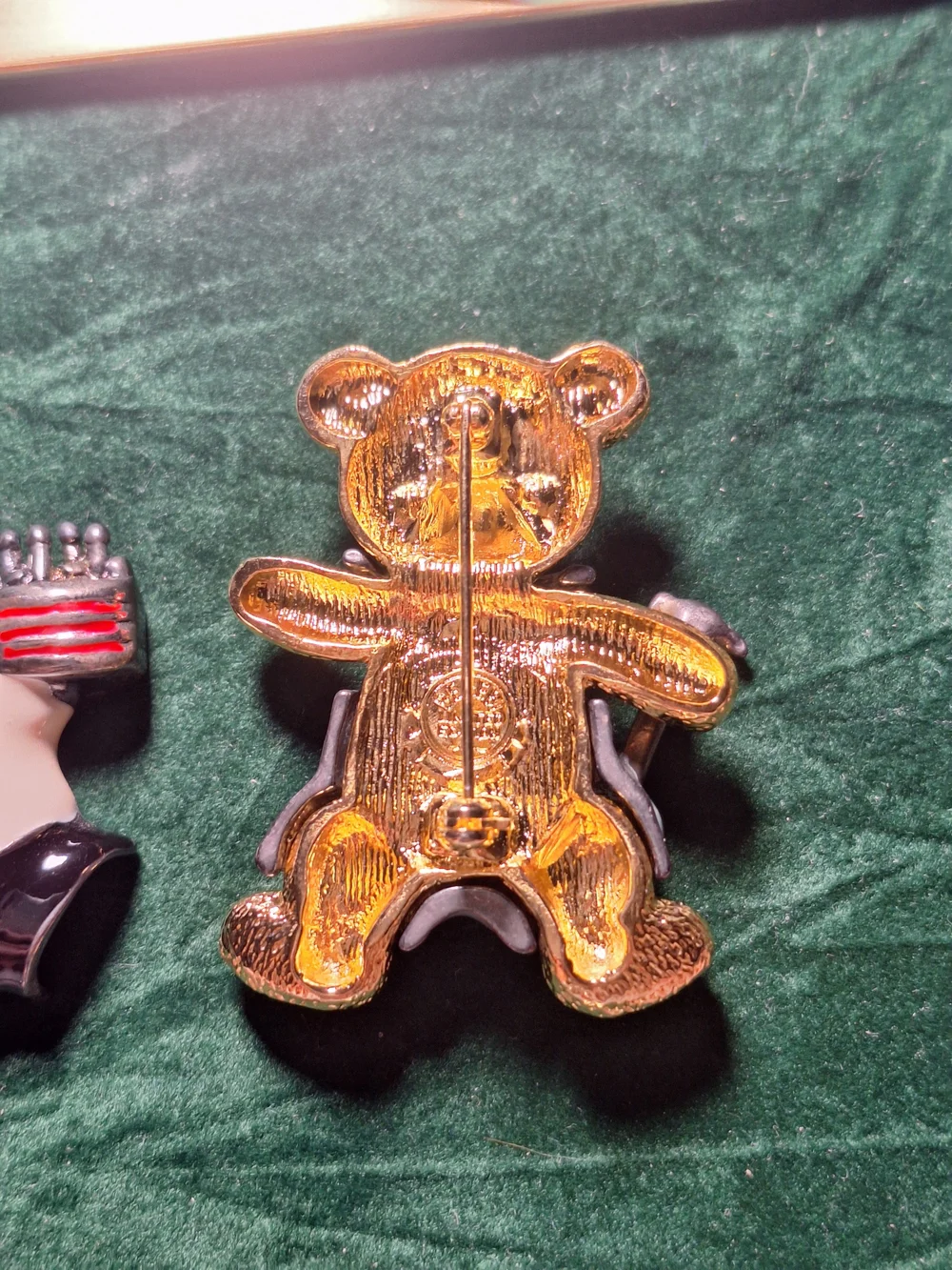 Vintage Teddy Bearebi Brooch Set By Edgar Berebi